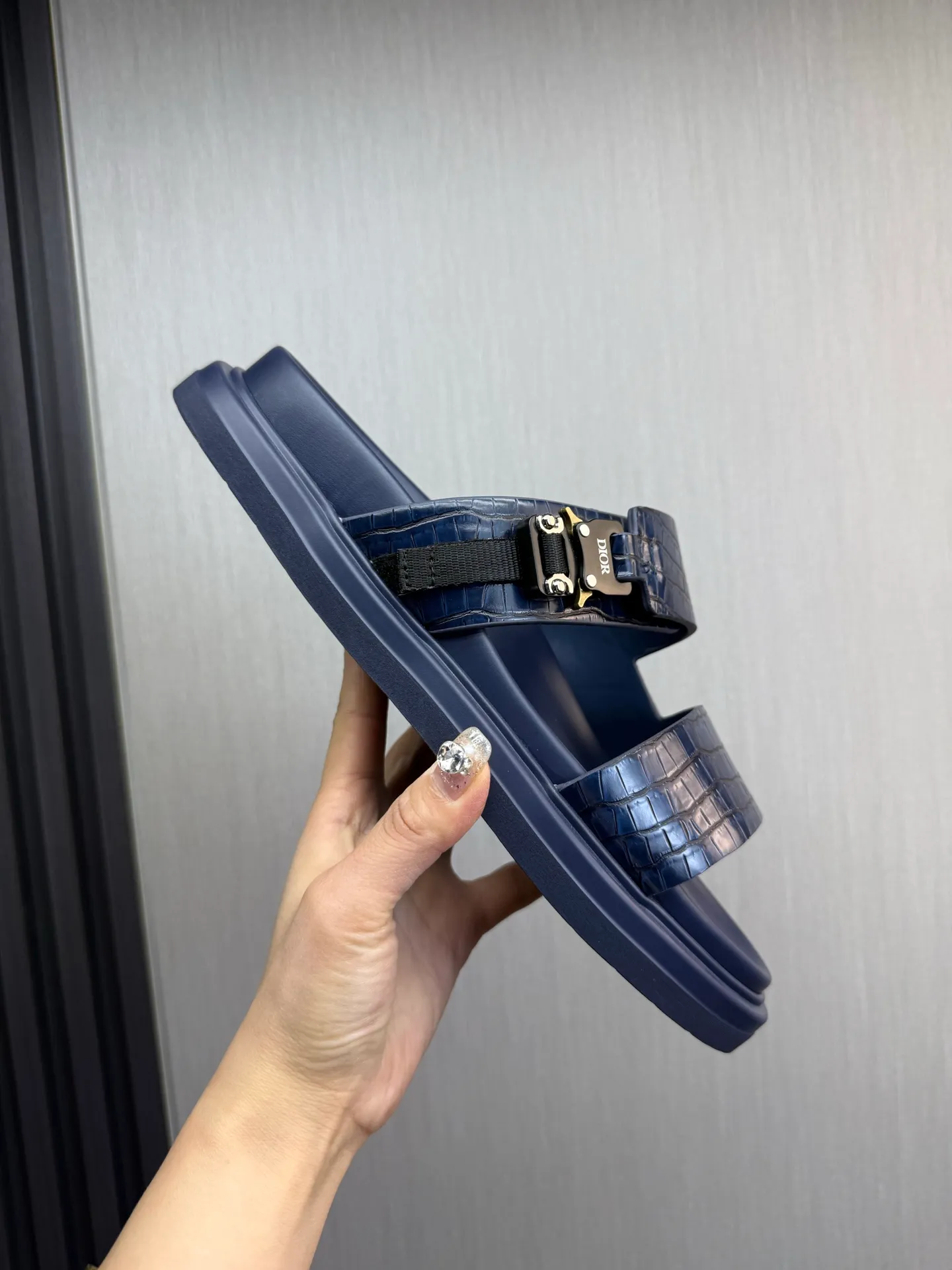 Men's shoes 300💰 Dior. Men's slippers🩴 Official website 1:1 production 38-45 size 45 46 🉑️Customized original material shipped✅